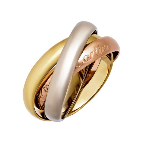 cartier ring 3 gold trinity.